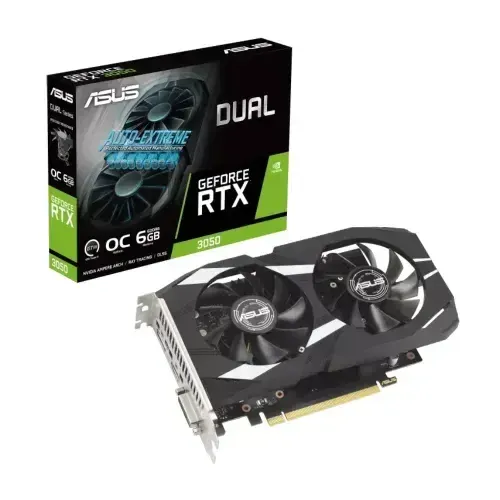 ASUS Dual GeForce RTX 3050 OC Edition 6GB GDDR6 Graphics Card