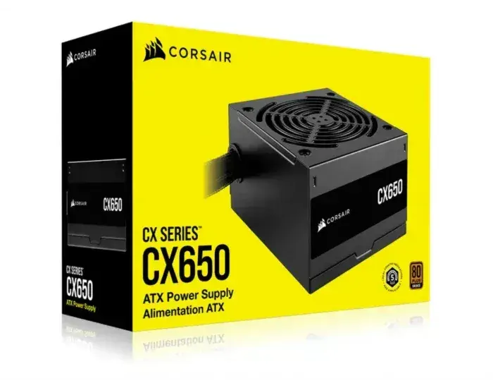 Corsair CX Series CX650 650W 80 PLUS Bronze ATX Power Supply