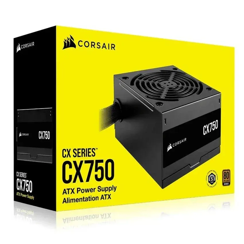Corsair CX750 750W 80 PLUS Bronze ATX Power Supply