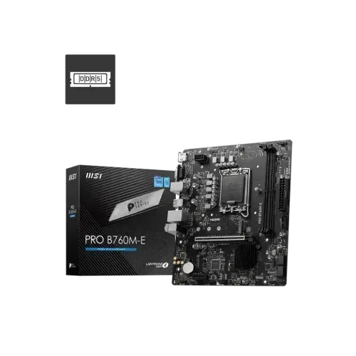 MSI PRO B760M-E DDR5 m-ATX Motherboard